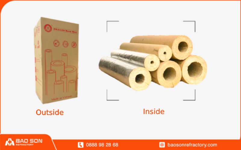 Rockwool Pipe