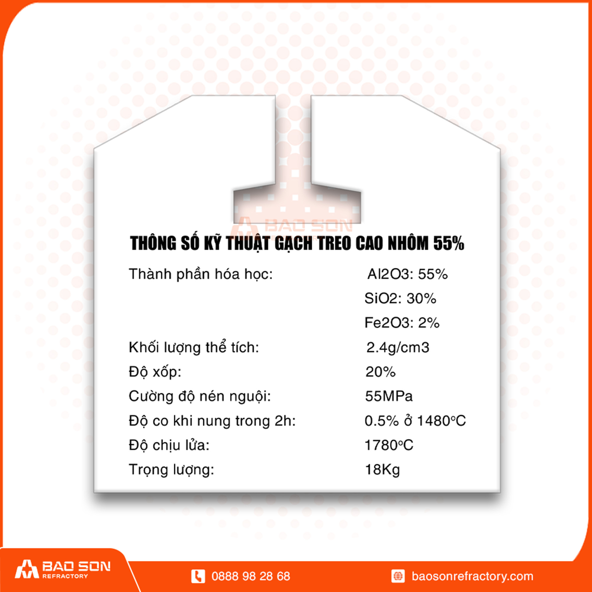 Thông số kỹ thuật gạch treo