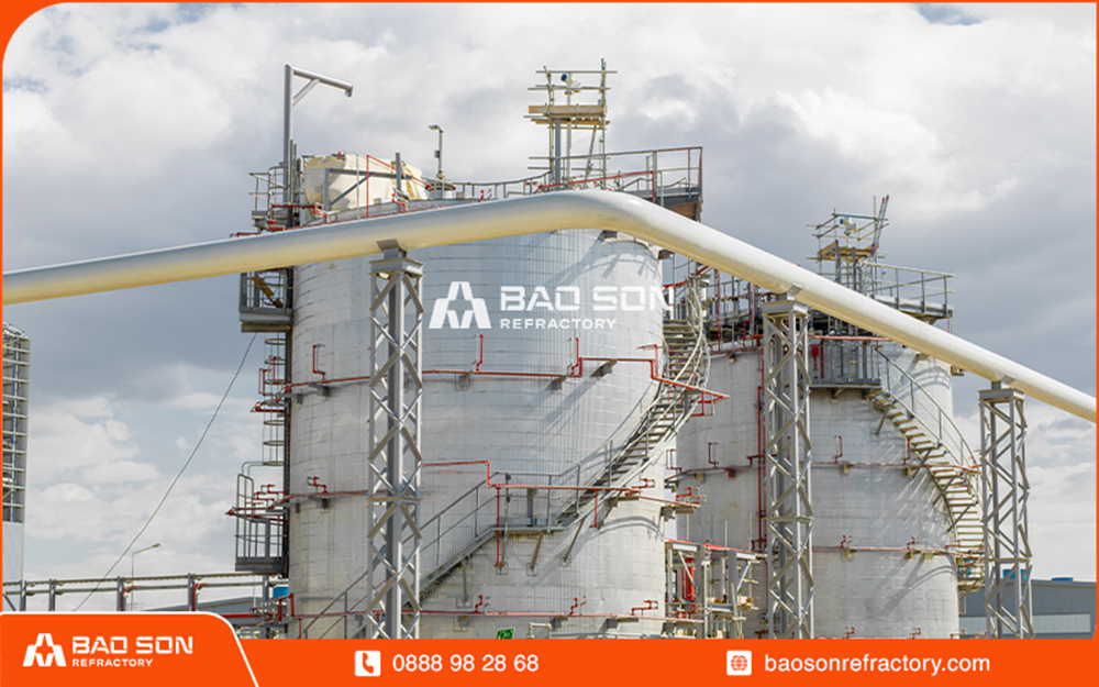 Applications of BSC-17LC refractory concrete in building factories