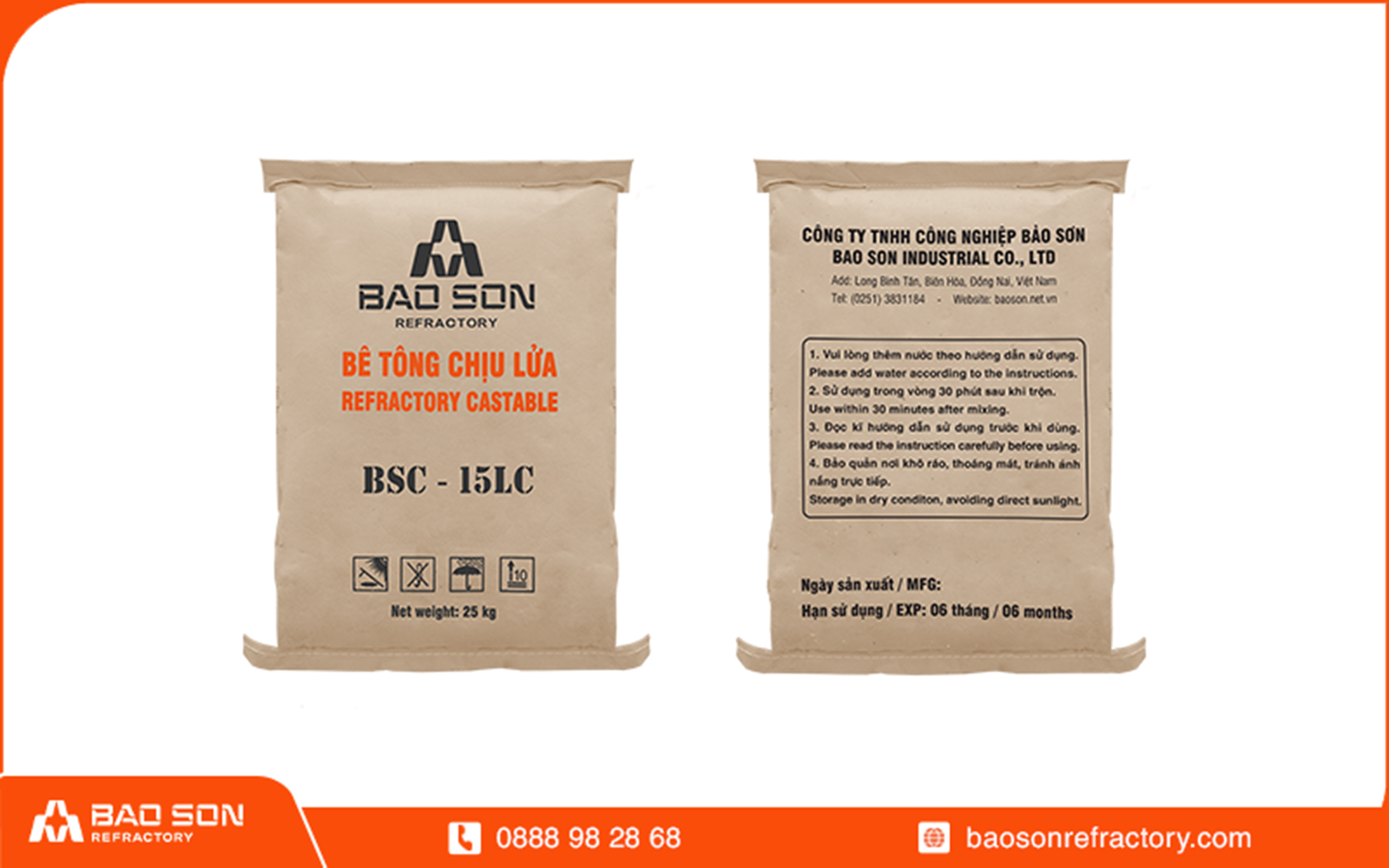 BSC-15LC Refractory Castable