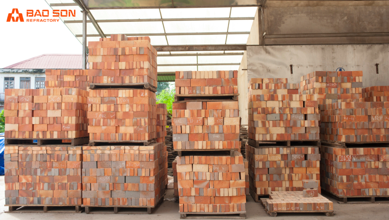 Gạch samot lưu kho tại Bảo Sơn