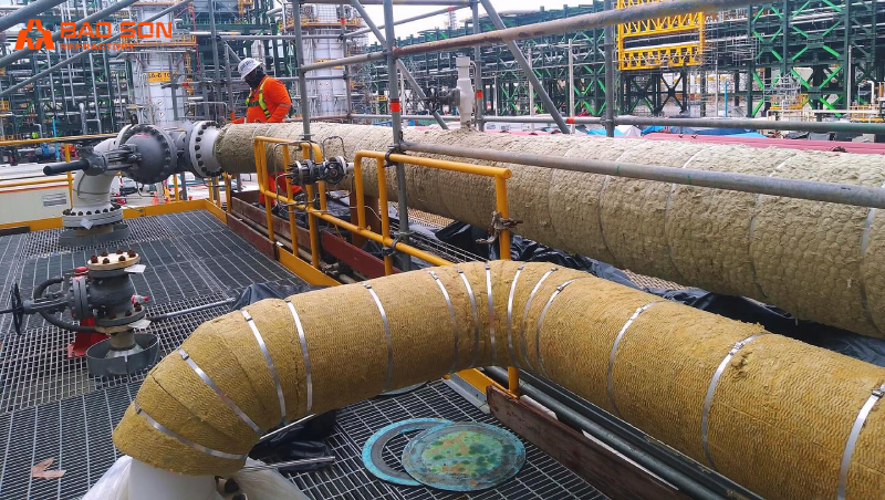 Thi công bông khoáng Rockwool