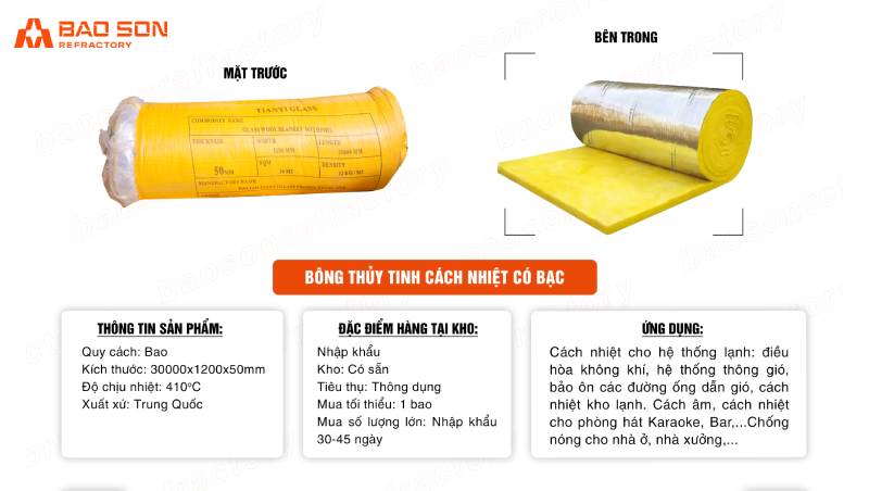 Vật liệu chịu lửa Bảo Sơn