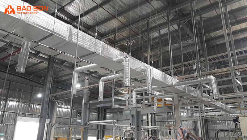 Ứng dụng bông thủy tinh trong hệ thông AVC