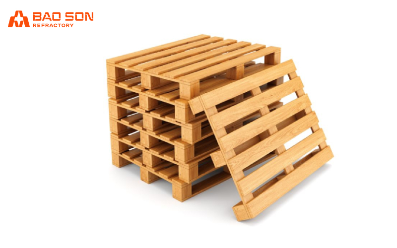 Pallet gỗ.